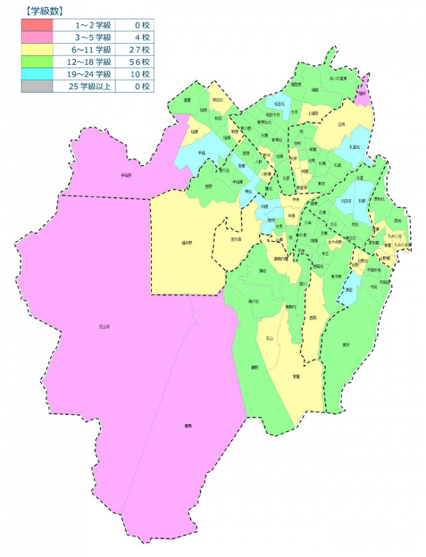 平成29年度中学校配置図