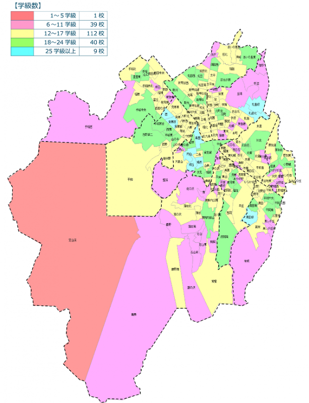平成29年度小学校配置図