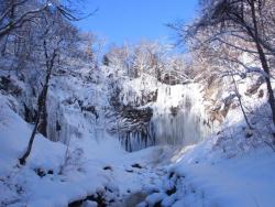 アシリベツの滝（氷瀑）