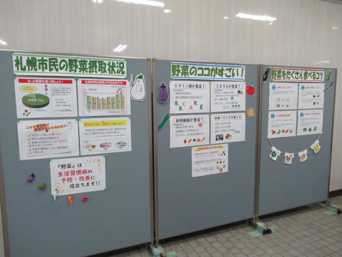 野菜パネル展大