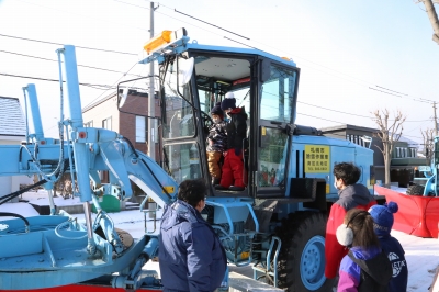 除雪車試乗体験