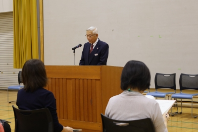 吉田会長の祝辞
