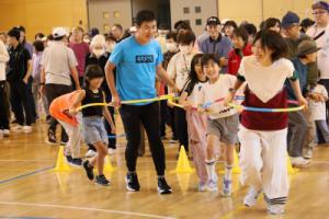 ポン太・コン太対抗ゲームの様子
