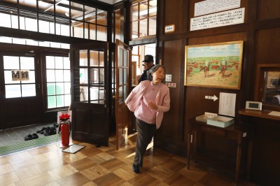 文化財防火デー「エドウィン・ダン記念館」消防訓練