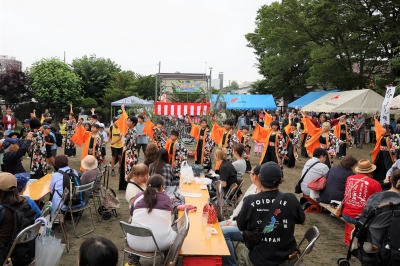 YOSAKOI演舞の様子