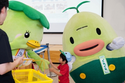 かっぽんが南区のイベントをPR