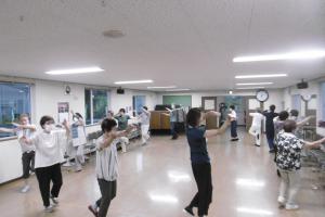 藤野音頭練習会の様子