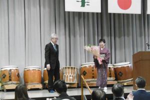 花束贈呈
