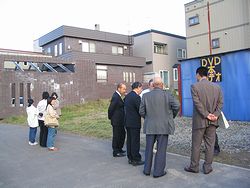青少年有害ビデオ等自動販売機の撤去運動の写真