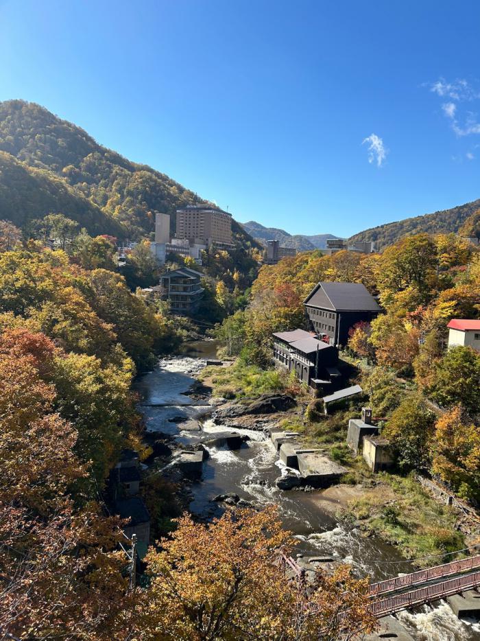 定山渓大橋紅葉