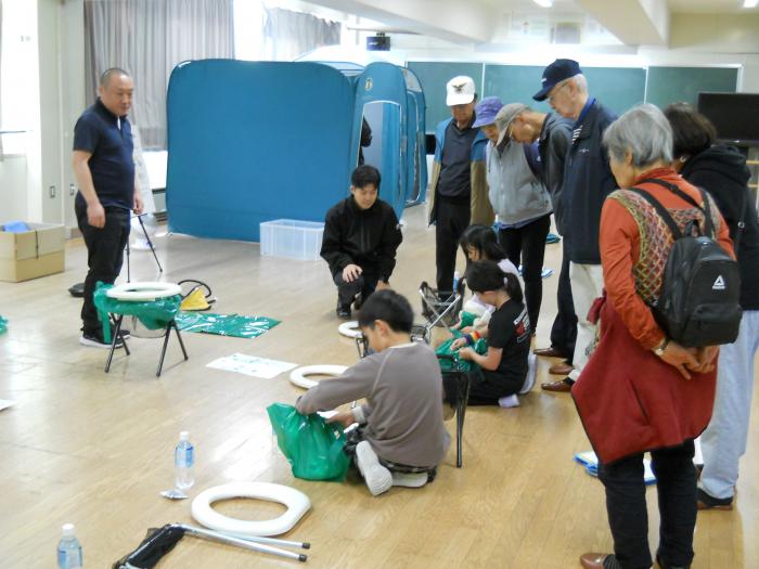 非常用トイレの説明