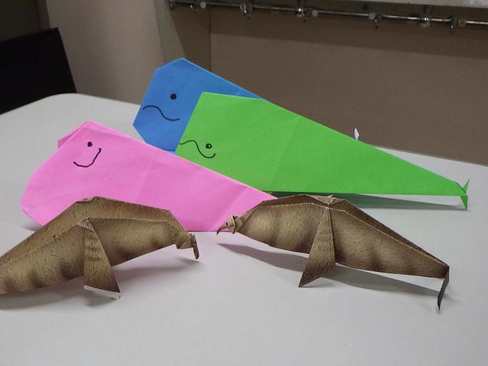 折り紙ワークショップ参加者作品