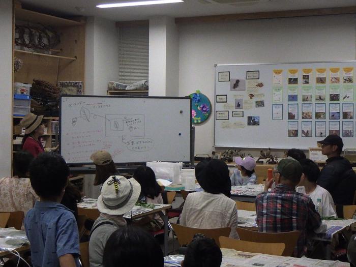 2025月寒公園自然観察会工作のようす1