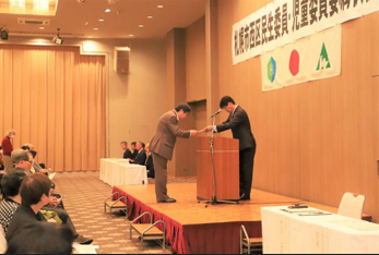 委嘱状伝達式の様子