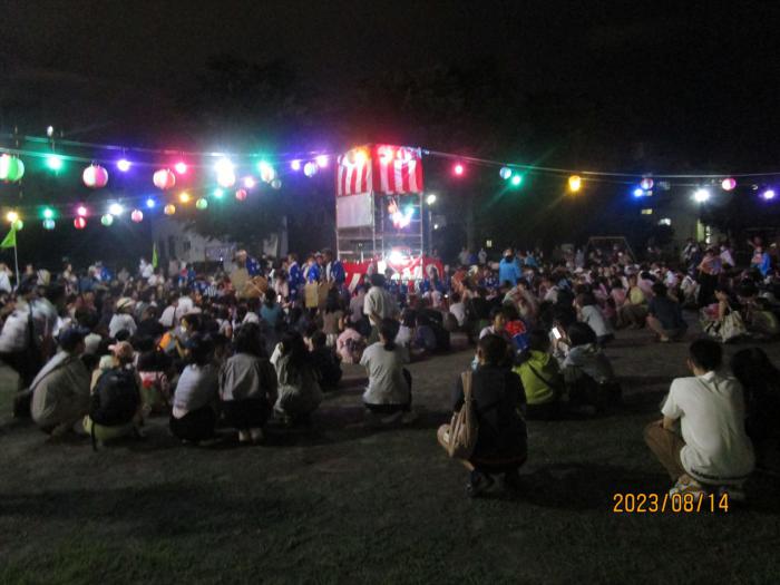 子ども盆踊り閉会