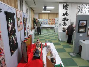 文化祭作品展の様子