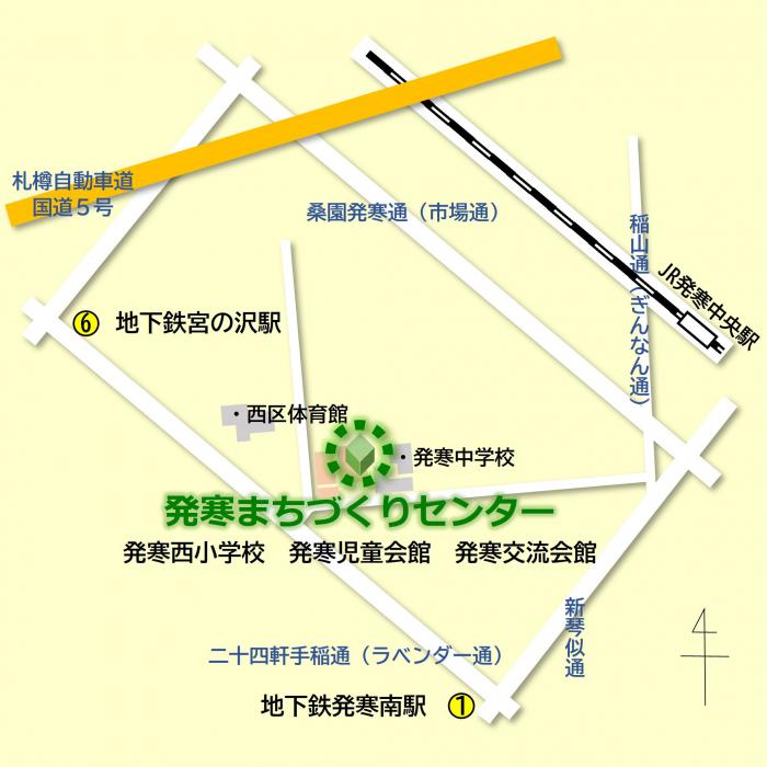 発寒まちセン地図