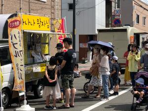 夏祭りは大賑わいでした