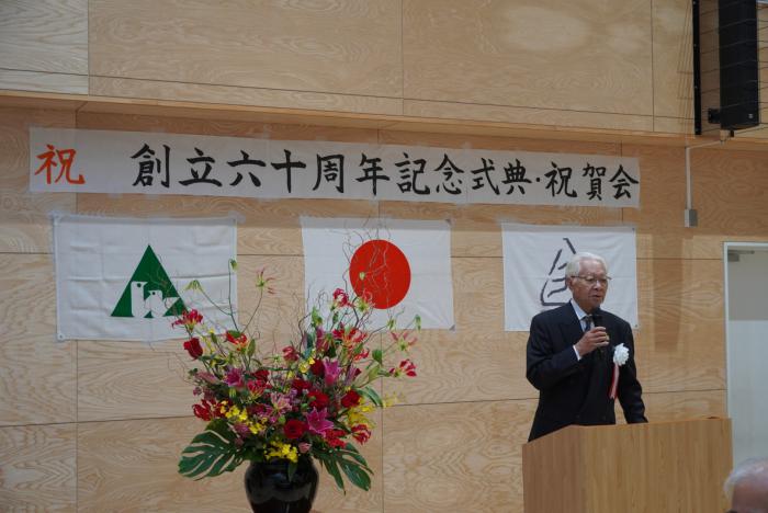 発寒連合町内会　櫛谷会長の式辞で始まりました。