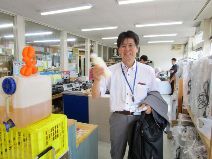 区長も手作り石けん