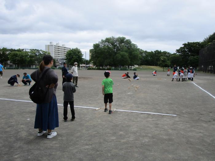 親子で楽しむモルック