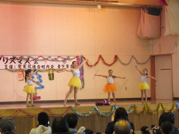 発寒北連町クリスマス会のバトン