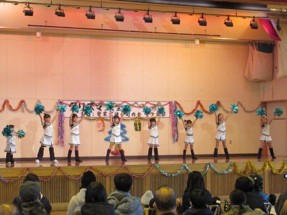 発寒北連町クリスマス会のチア