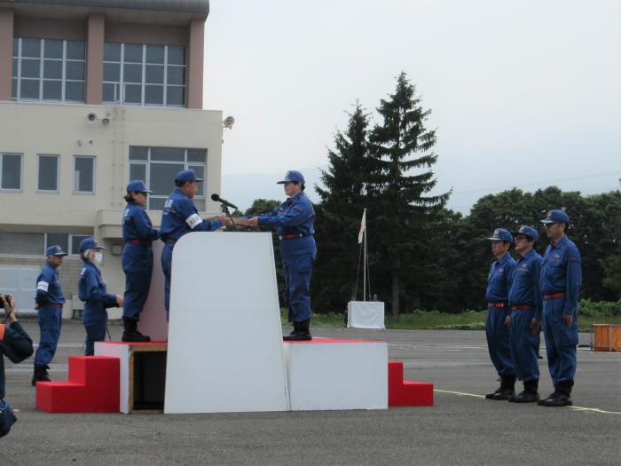 西消防団訓練2