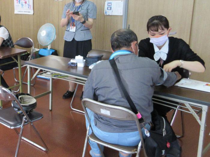 発寒団地福祉介護相談会、体力測定会3
