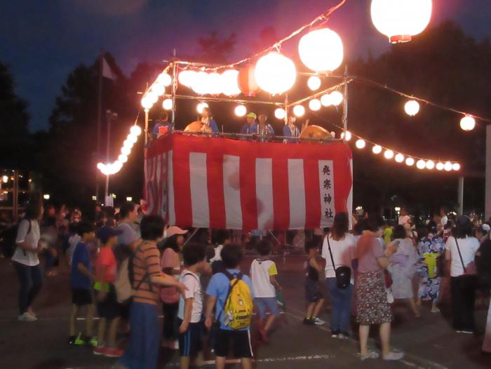 発寒北こども盆おどり大会の様子1