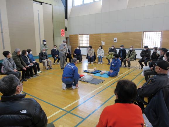 連町救命講習会全体の様子
