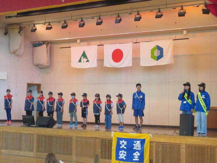 交通安全総決起大会（消防クラブ）