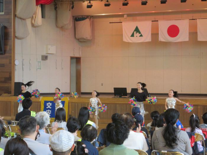 交通安全総決起大会（バトン）