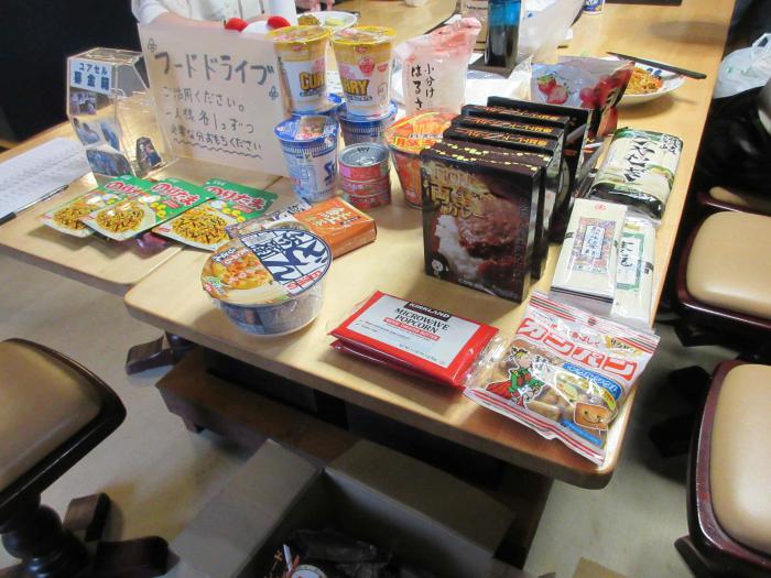 フードドライブ食材