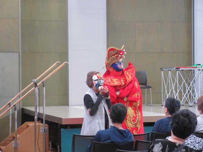 ふれあい交流会変面