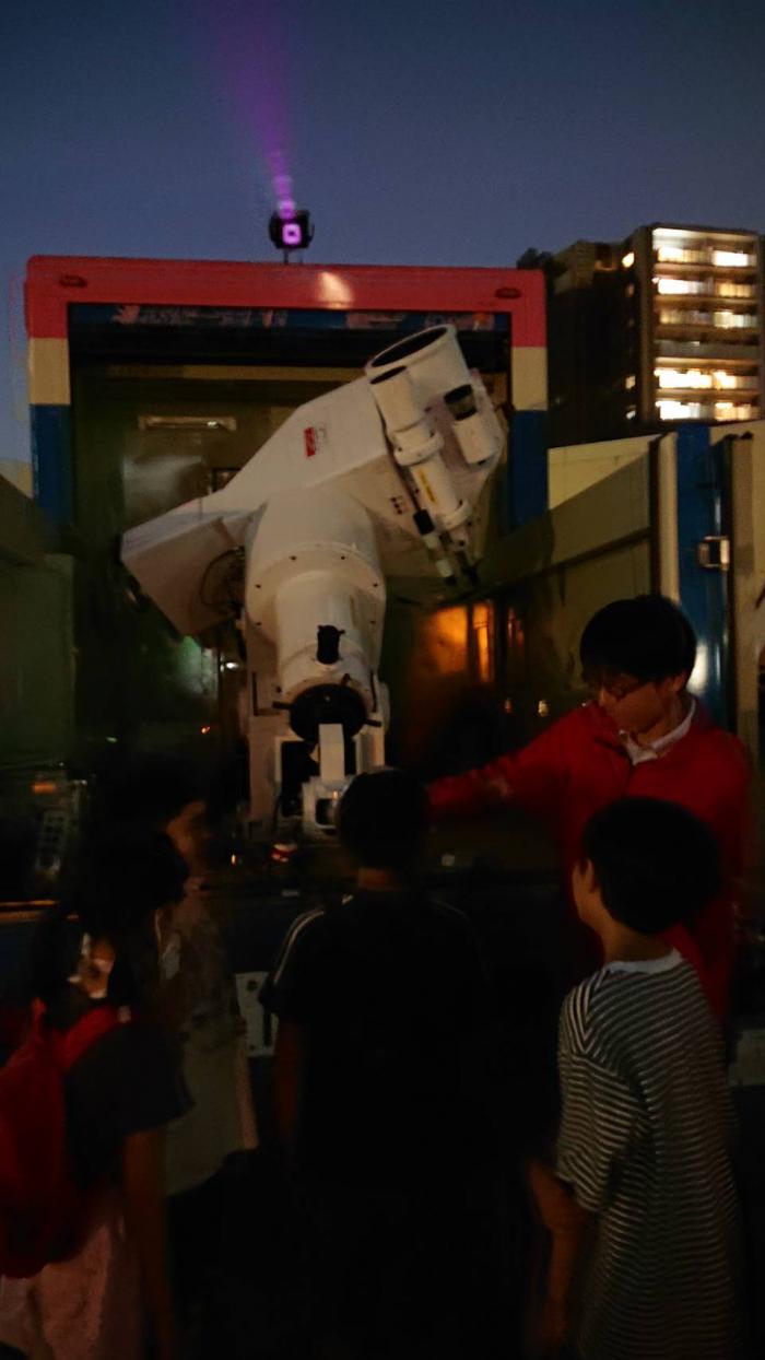 星空観察会の様子2