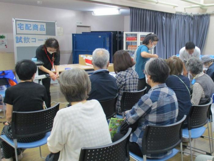 西区健康フェア来場者の様子