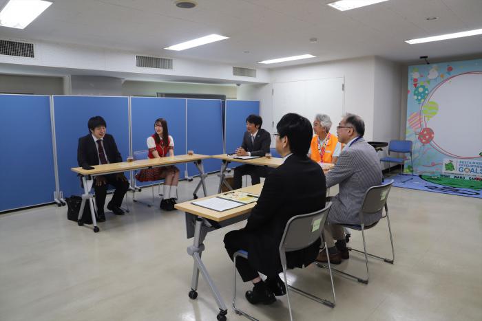 歓談の様子