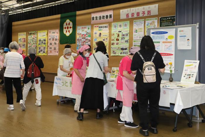 食生活改善展の様子