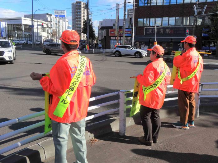 街頭啓発の様子1