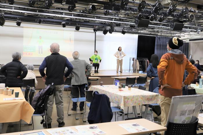 やまべェ体操の様子