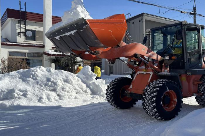 排雪の様子