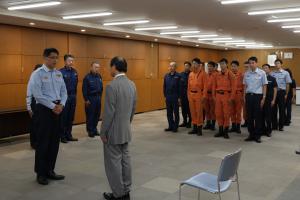 西消防署長からのお礼のことば