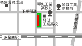 鉄興公園パークゴルフコースの地図