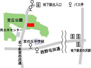 宮丘公園パークゴルフ場地図