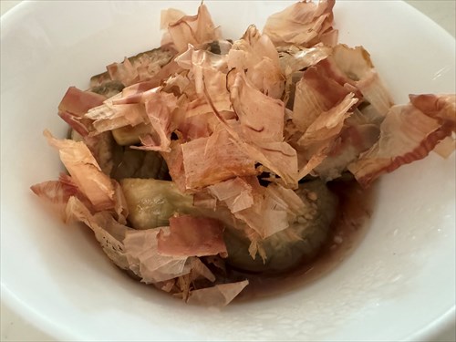 チンでなすの煮びたし