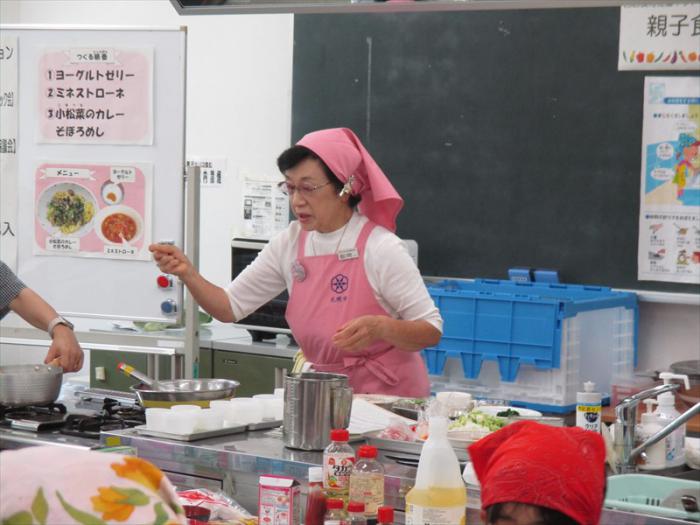 調理説明の様子