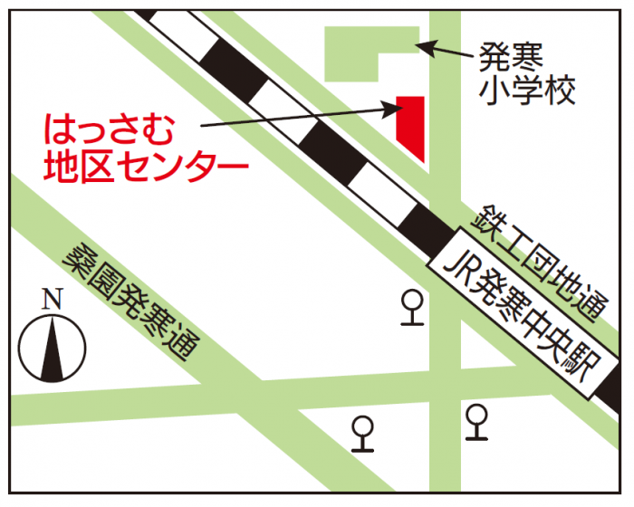 発寒地区センターマップ
