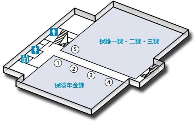 西区役所3階イメージ