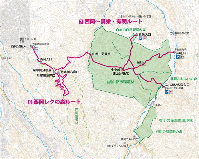 ヒグマ位置図